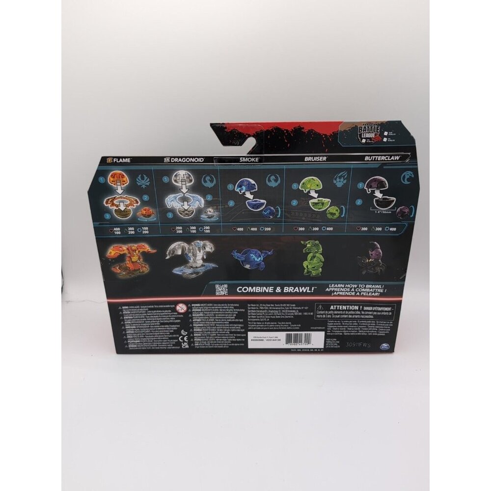 Bakugan Battle Pack Action Figure Set Smoke Butterclaw!! - Picture 2 of 2